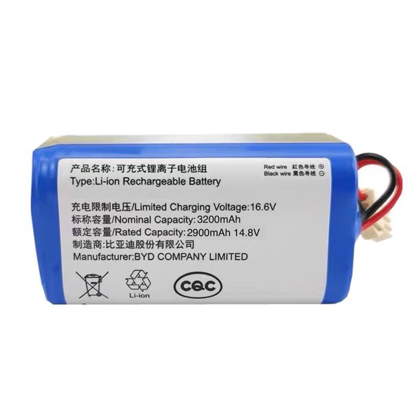 Self-Replacement Battery Pack (3200mAh) for Ecovacs Deebot U2 Pro