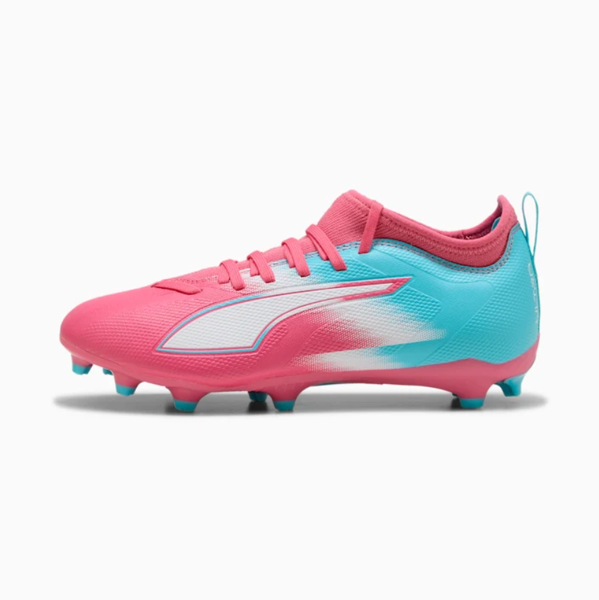 Puma Junior Ultra 6 Match Re-Charge Firm/Artificial Ground Soccer Boots - Blue/Pink/Rose