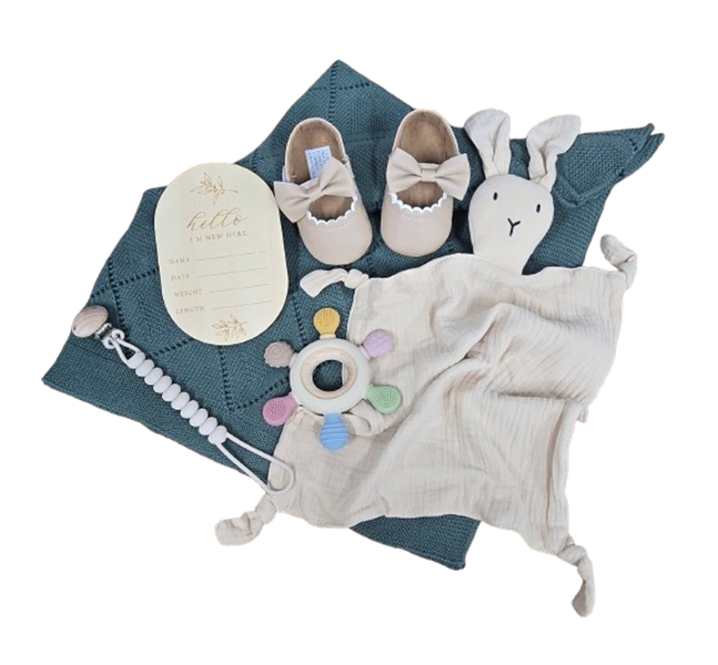 Gifting hamper - Baby girl Green 7pc