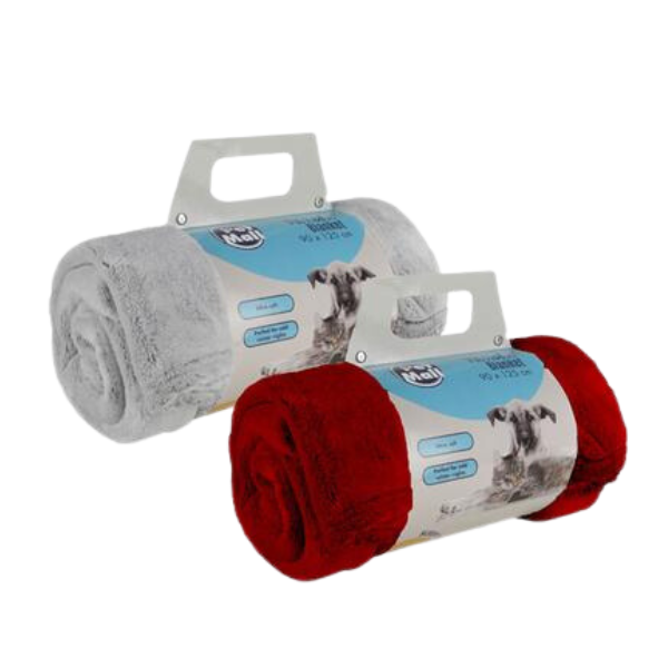 2x Pet blanket flannel fleece 90 x 125cm