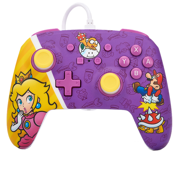 PowerA Enhanced Wired Controller Nintendo Switch - Princess Peach Battle