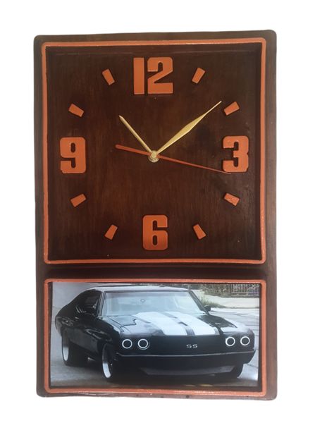 Retro Box Clock (Orange) Classic SS (38)
