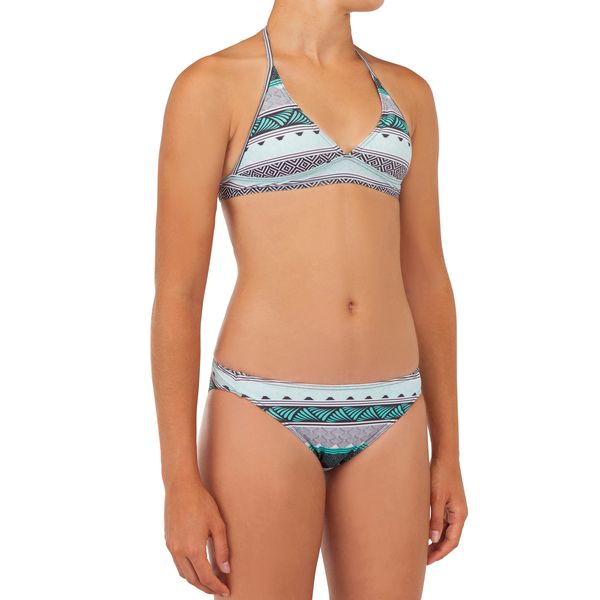 Olaian Two-Piece Swimsuit Tami 100 - Black