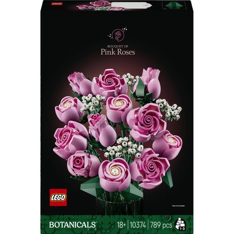 LEGO® Botanicals Bouquet of Pink Roses, Decorative Flowers 10374 Image
