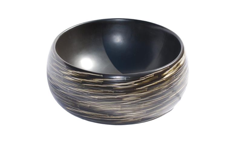 Brown And Black Bathroom Basin