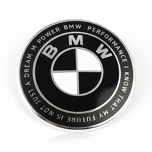 74mm Replacement Rear Boot BadgeCompatible with BMW 2-Pin / Aftermarket