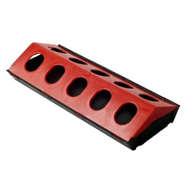 Bulk Pack x 4 Poltek Poultry Oval Hole Feeder 4/100
