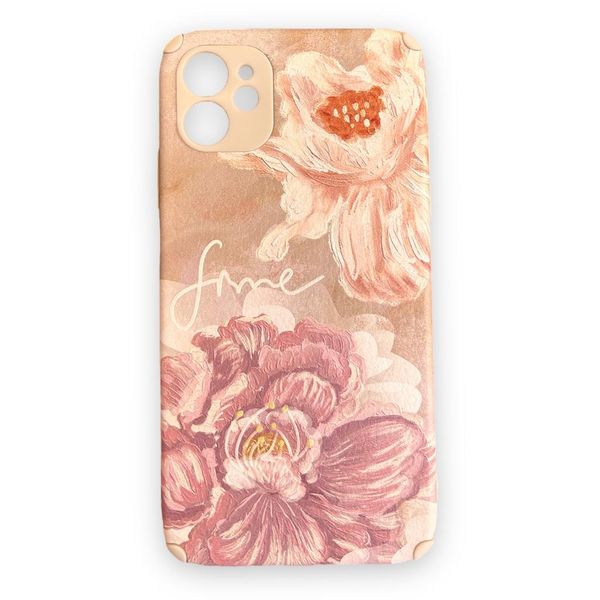 AMA Luxury Flower Painted Protective Phone Case For iPhone 11 Pro Max