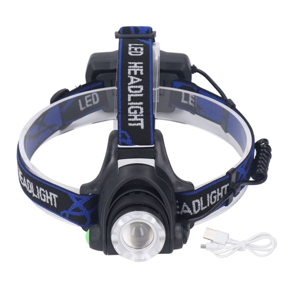 LED Headlamp 3 Mode Water Resistant For Outdoor