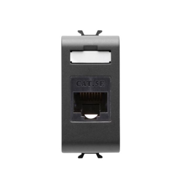 Gewiss - Chorus 1M RJ45 Cat 5 UTP Connection Black