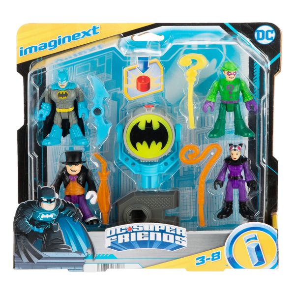 Imaginext DC Super Friends Bat-Tech Bat-Signal Multipack Figure Set