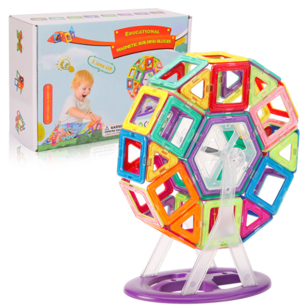 68 Pieces Magnet Building Blocks/Tiles Sets Educational Toy for Kids-B4328