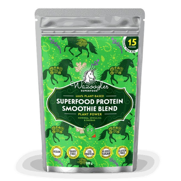Wazoogles Superfood Protein Blend Plant Power - Medium