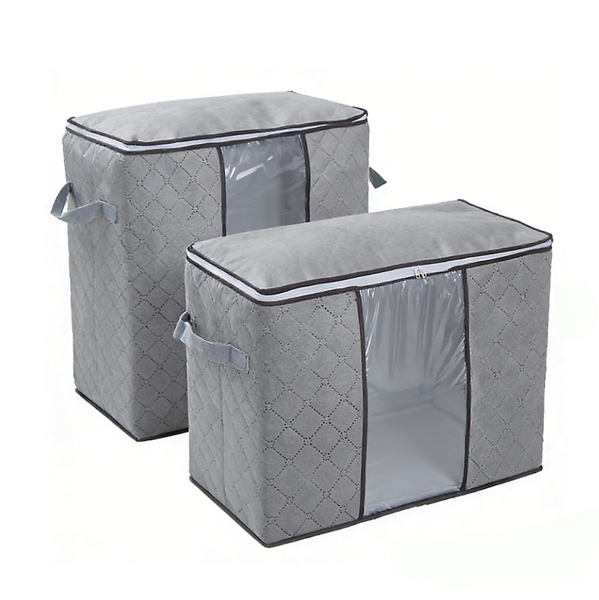 2 Pieces Of Thick Clothing Storage Bag For Organizing Blankets And Blankets