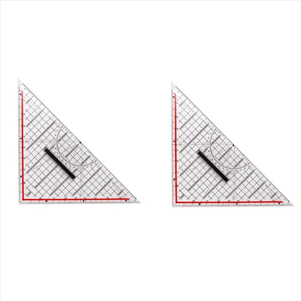30Cm Drawing Triangle Ruler Multi-Function Drawing Design Ruler