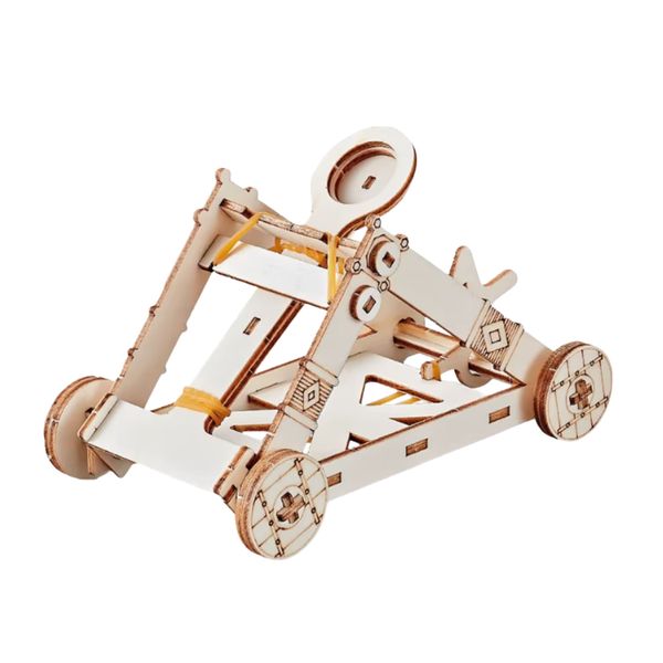 STEM Wooden Catapult - DIY Engineering &amp; Physics Toy | Bubblegum Inc.