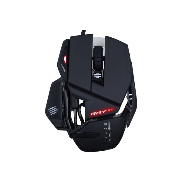 Mad Catz R.A.T. 4+ Wired Optical Gaming Mouse - Black