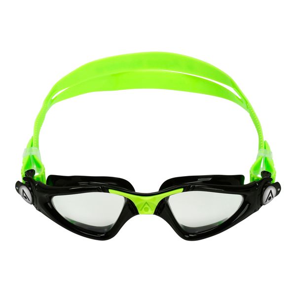 Aquasphere Kayenne Junior - Clear Lens - Black/Green Swim Goggles