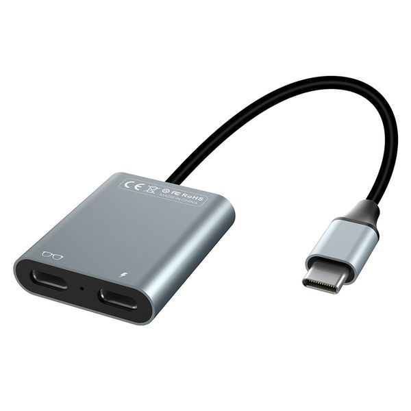 2-in-1 USB-C Docking Station with 100W PD &amp; HDMI-Compatible for Laptop