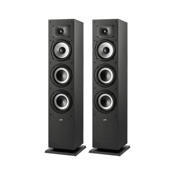 Polk Monitor XT60 High-Res Floor-Standing Tower Speakers (Pair) - Black