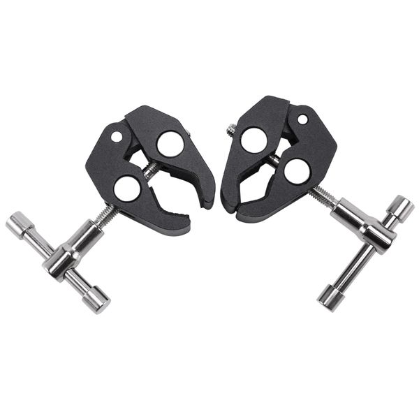 2Pack Super Clamp Crab Clamp Photography With / 1/4 and 3/8 inch