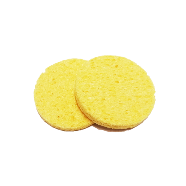 Salon Fresh Yellow Facial Sponges - Cleaning Pads (Expand when wet) 12 pack