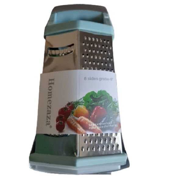 FI- 6 Sided Box Grater 23Cm Assorted