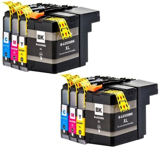 Brother LC539XL / LC535XL / 539 / 535 Twin Multipack - Compatible