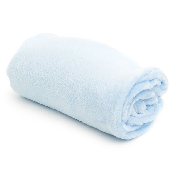 Wiggle Flannel Fleece Blanket - Blue