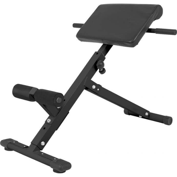 GORILLA SPORTS SA Foldable Hyperextension Bench Black Buy Online