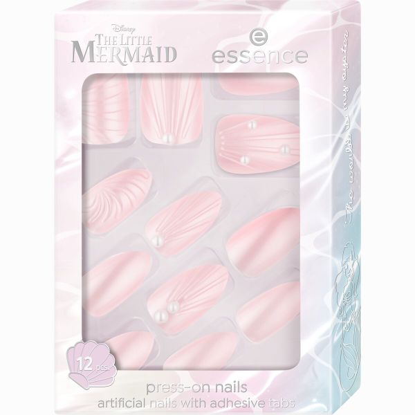Essence Disney The Little Mermaid Press-on Nails 01 Pearl Of The Sea