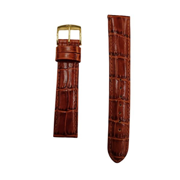 Croco Grain Watch Strap - 18mm