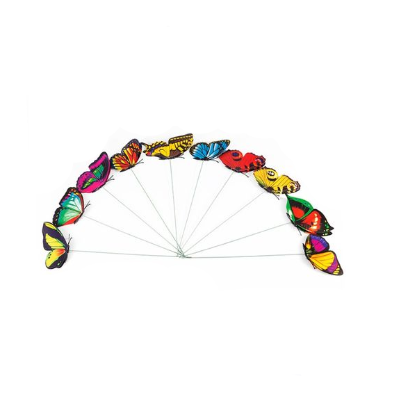 3D PVC Simulation Butterfly Outdoor Garden Decoration 10Pcs