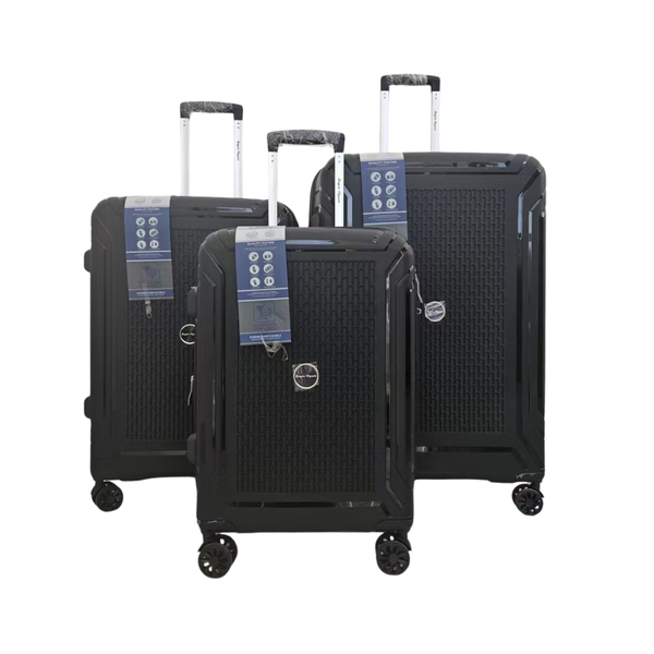 Begin Again- Polypropylene- 3 Piece Luggage Set -Expandable