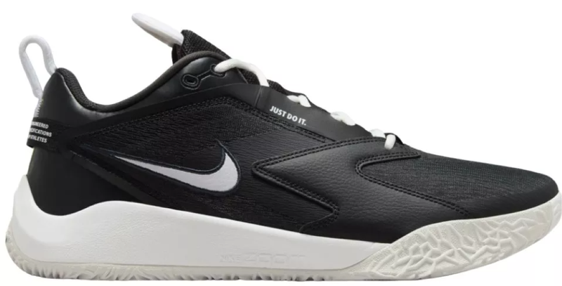 Nike Men's Zoom Hyperace 3 Court Shoes - Black/White