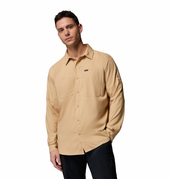 Columbia Men's Silver Ridge Utility Lite Long Sleeve Shirt Canoe