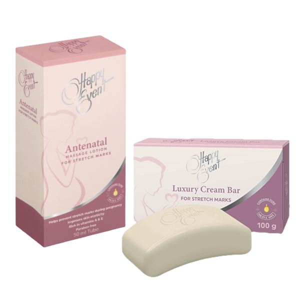 Happy Event Antenatal Massage Lotion 50ml &amp; Soap 100g