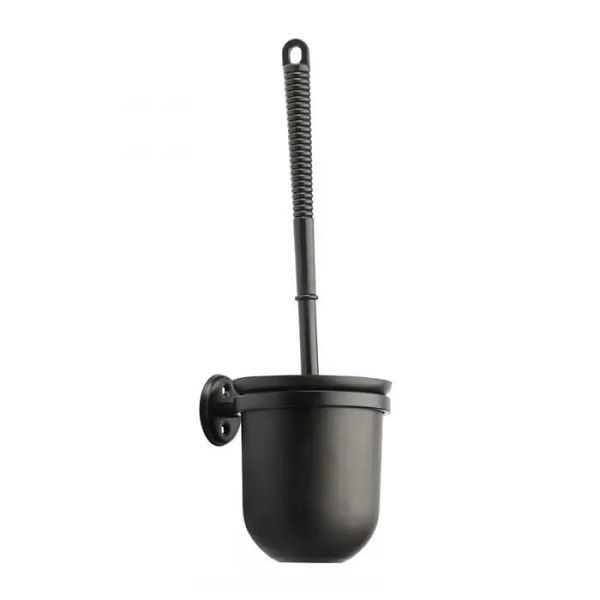 Toilet Brush Holder - Wall Mounted - Black