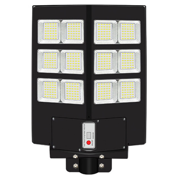 180W Solar Powered Street Light With Pole Arm + Remote Control - FA-5286
