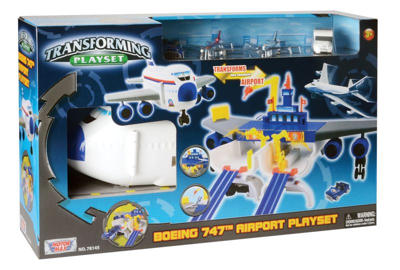 Motormax Boeing 747 Airport Playset