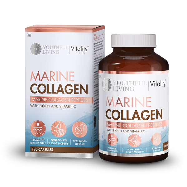 YL Vitality - Marine Collagen Peptides - Capsules (180)