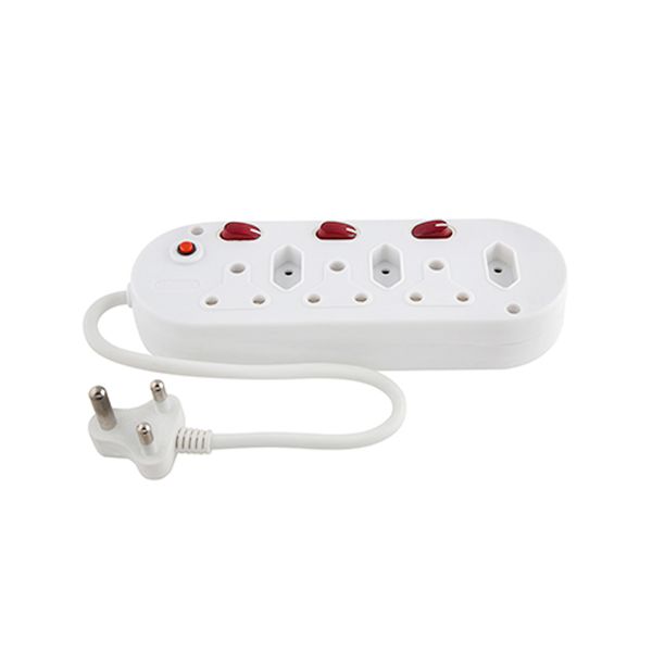 Multi Plug SGA 6 Way 3x16A 3x5A Switch Illuminated