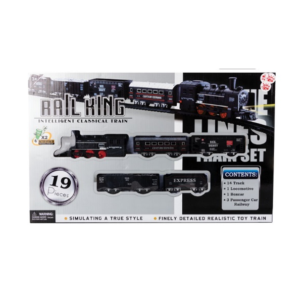 Rail King 19 Piece Electronic Train Set