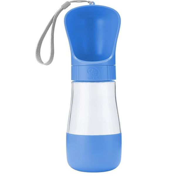 Blue 2 in 1 Pet Water Dispenser and Food Bowl