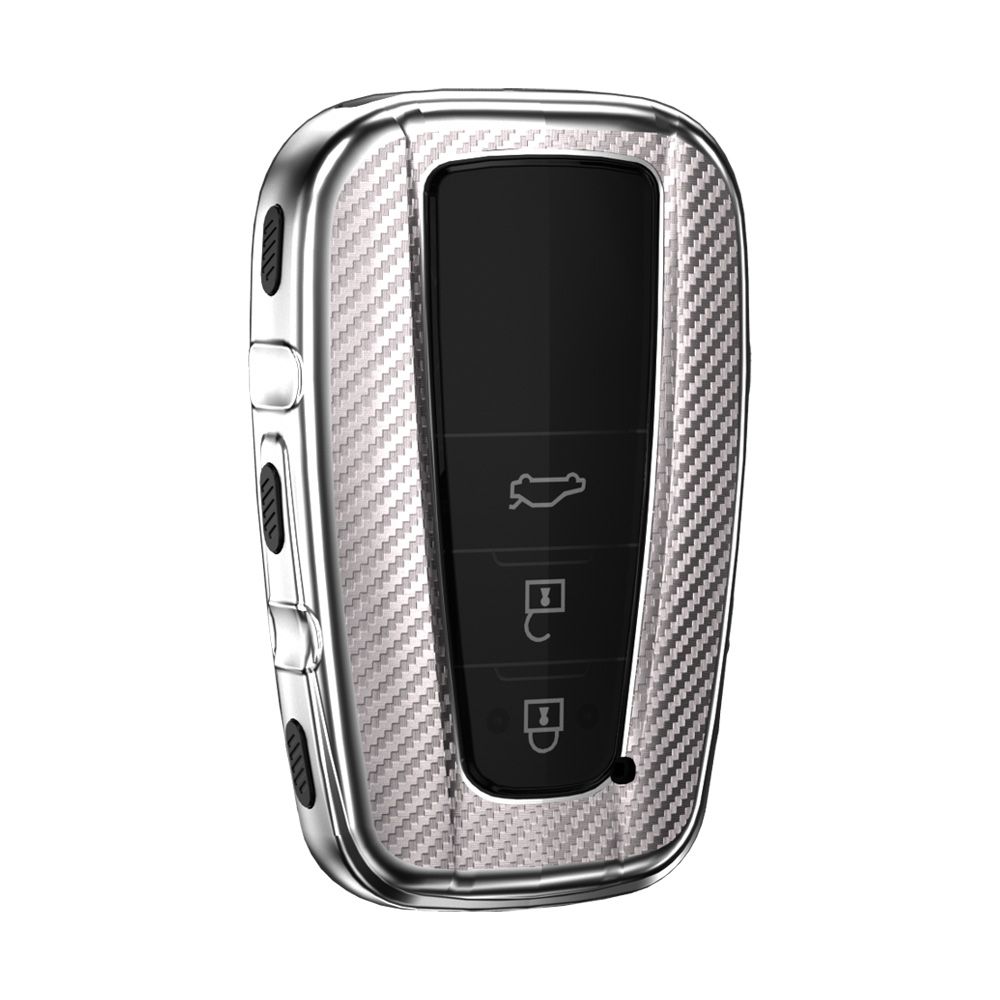 Soft Tpu Car Remote Case Key Cover For Toyota Silver Buy Online in