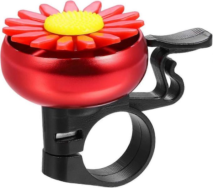 Bike Bell for Kids Boys Girls Sunflower Shaped Bicycle Bell with Loud Clear