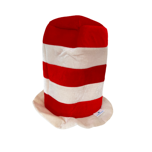 Cat in the Hat - Red and White Striped Soft Hat for Kids