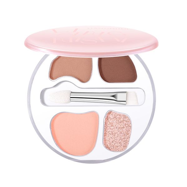 Four-color Matte Low-saturation Earth-tone Eyebrow Palette