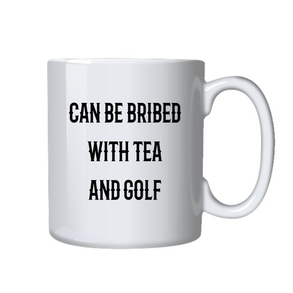 Tea and Golf Mug - Best Funny Novelty Fathers Day Gift Idea for Golfers