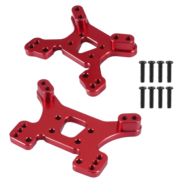 144001 Part Front and Rear Shock Tower Board Set for Red